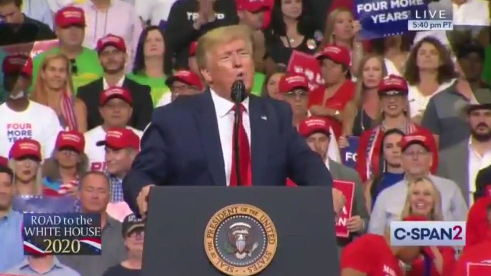 Donald Trump: 'The only thing these corrupt politicians will understand is an earthquake at the ballot box'