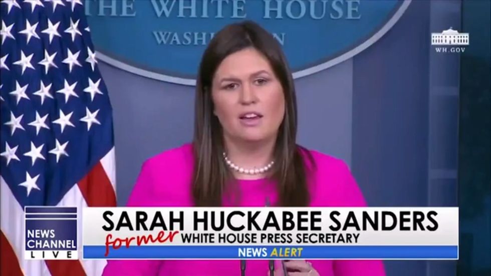 Samantha Bee edits a Sarah Sanders video apology spoof video