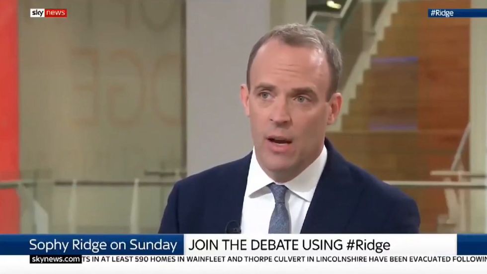 Dominic Raab warns Conservatives will be 'toast' in next election if it fails to secure Brexit by October 31st