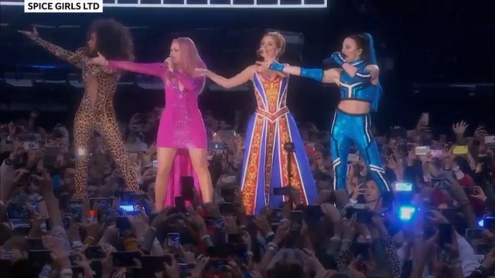 Spice Girls return to perform at Wembley Stadium 21 years later