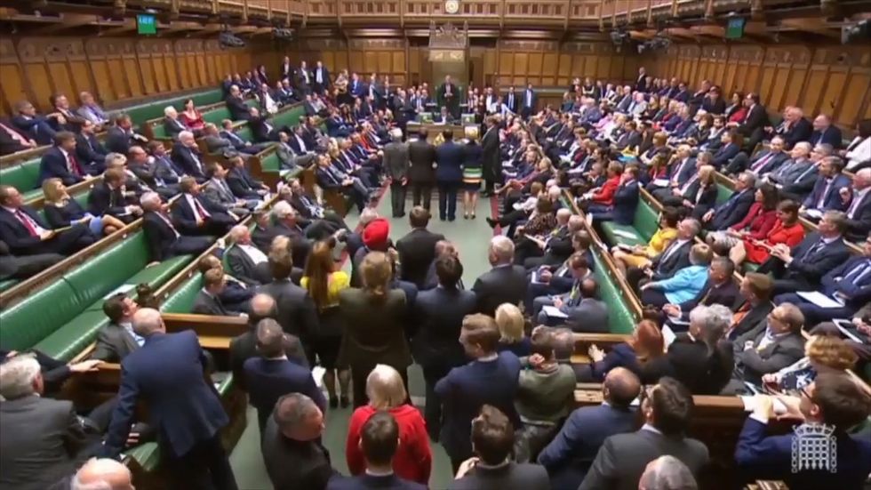 MPs lose vote in bid to prevent future Tory PM forcing through no-deal Brexit