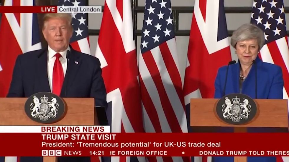 Donald Trump says he refused Jeremy Corbyn's invitation to meet