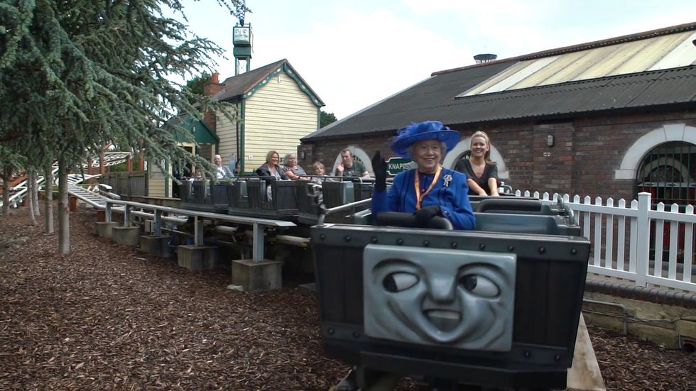 ‘The Queen’ spotted on rollercoaster during Trump’s state visit