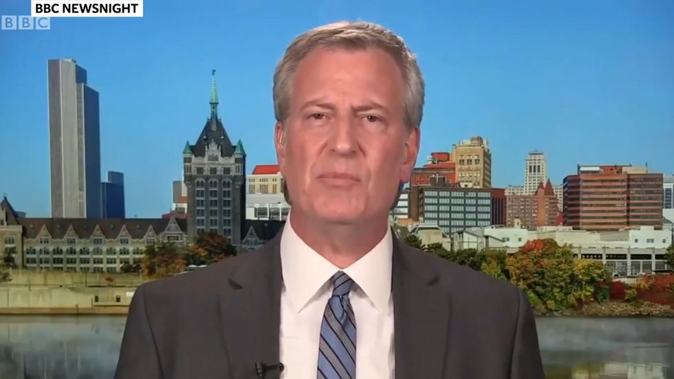 Bill De Blasio defends Sadiq Khan from Trump attack