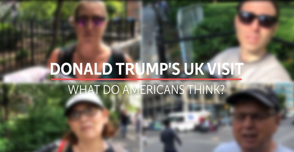 Donald Trump's UK visit: What do Americans think?