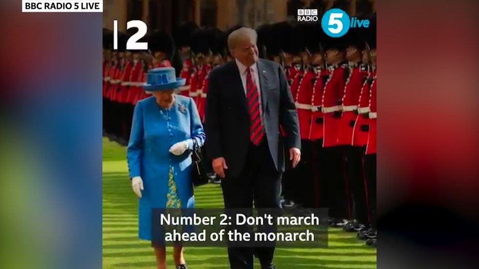Presidents who have made mistakes when meeting the queen, including Trump and Obama