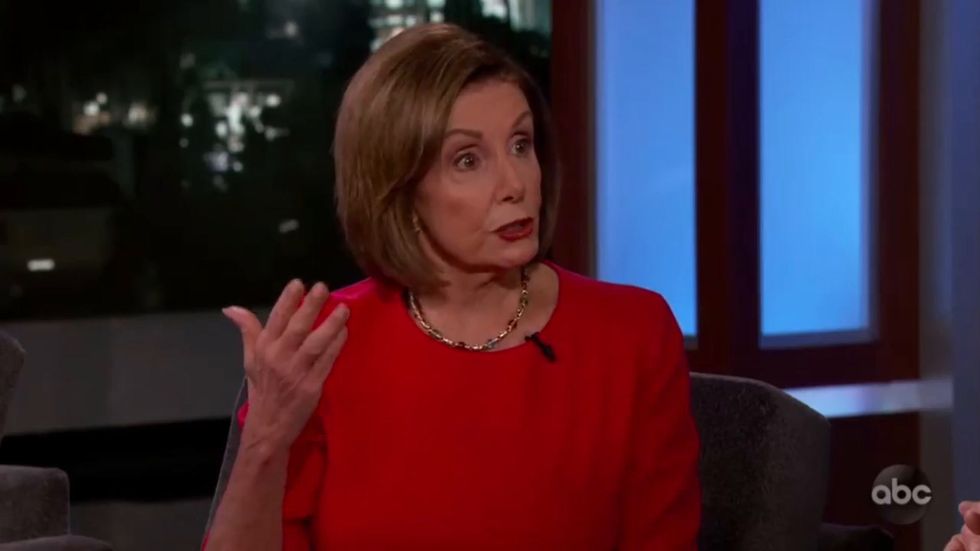 Pelosi tells Jimmy Kimmel that 'Trump wants us to impeach him'