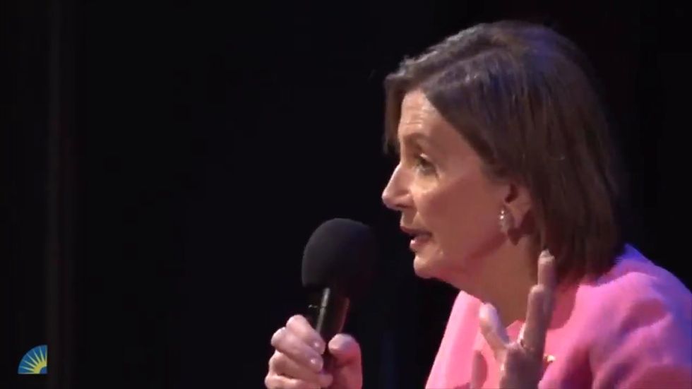 Nancy Pelosi jokes about Melania as she rips into Donald Trump's immigration policy