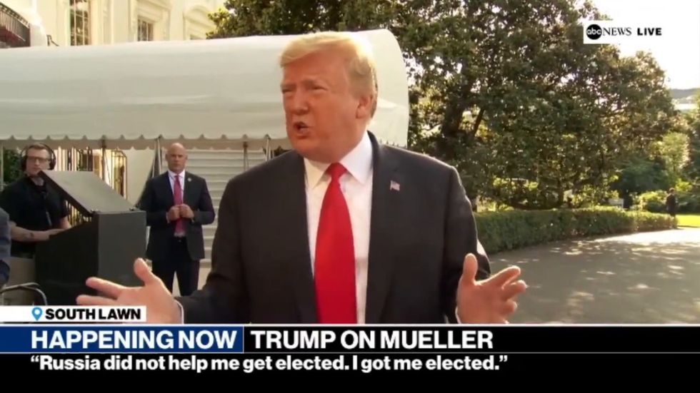 Trump says that 'he can't imagine the courts' would allow an impeachment