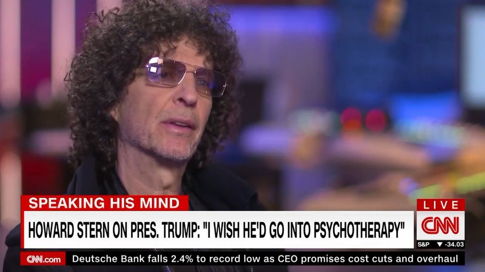 Howard Stern says Donald Trump needs psychotherapy