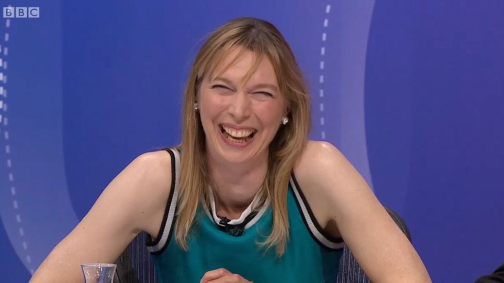 Question Time audience member interrupts Tory peer who makes fun of Nigel Farage and milkshakegate: 'You're not funny'