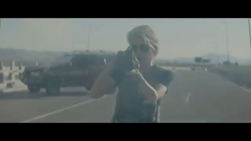 Linda Hamilton returns in trailer for Terminator: Dark Fate