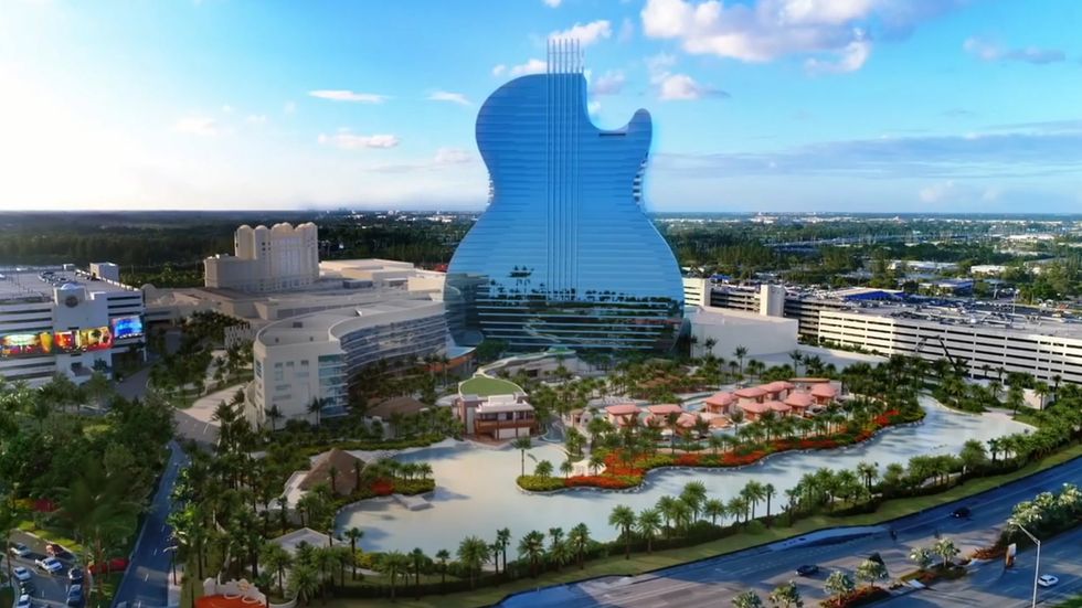 Seminole Hard Rock Hotel & Casino: New guitar-shaped hotel in Florida 