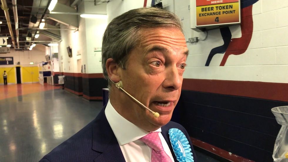 Nigel Farage says normal campaigning is becoming impossible because people have been 'radicalised'