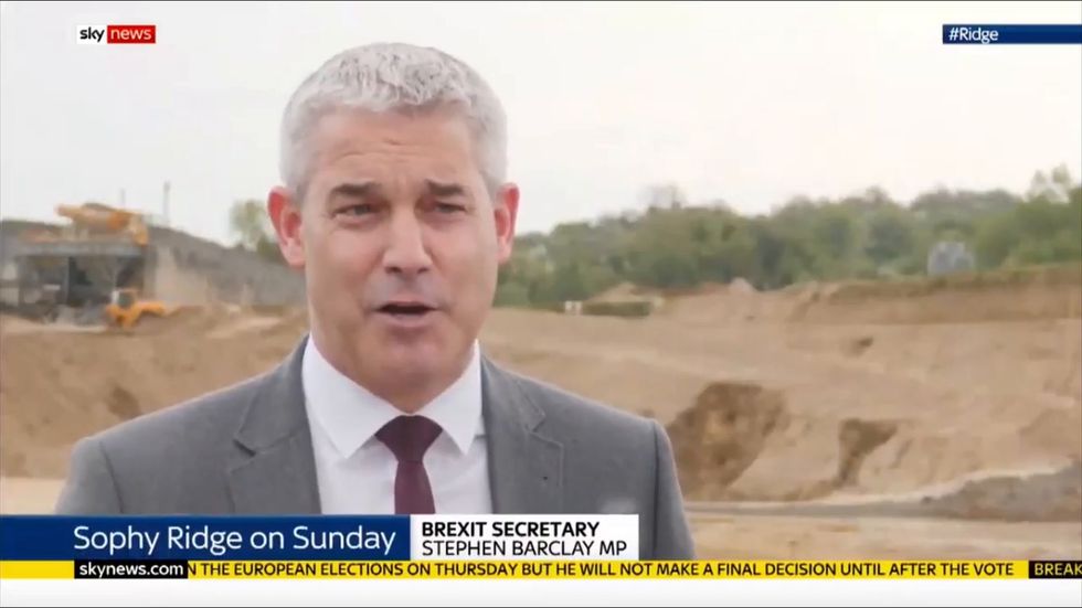 Brexit secretary Stephen Barclay refuses to rule out standing for leader of party four times in TV interview