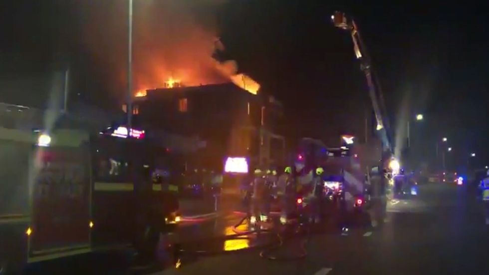 Neasden fire: Scene after warehouse blaze in northwest London