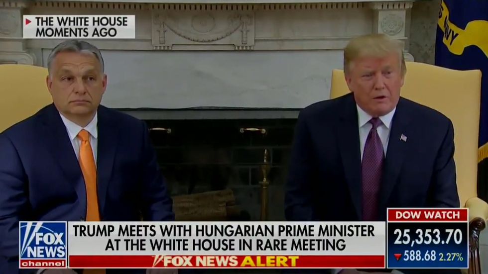 Donald Trump to Hungary's far-right leader Viktor Orbán: 'You're respected all over Europe. Probably like me a little bit controversial, but that's okay'