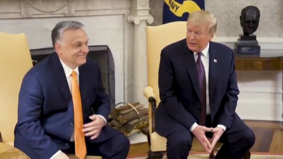 Trump says Orban doing 'tremendous job' during White House visit