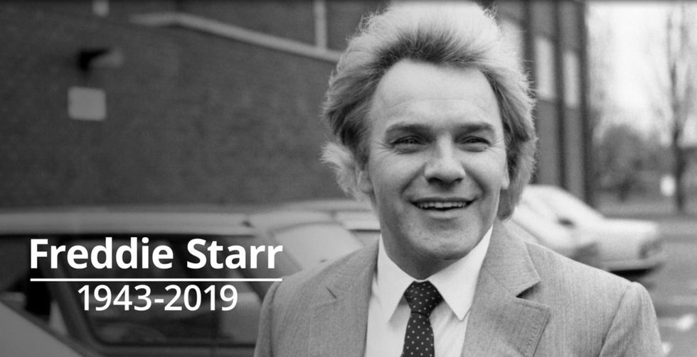 Comedian Freddie Starr dies aged 76