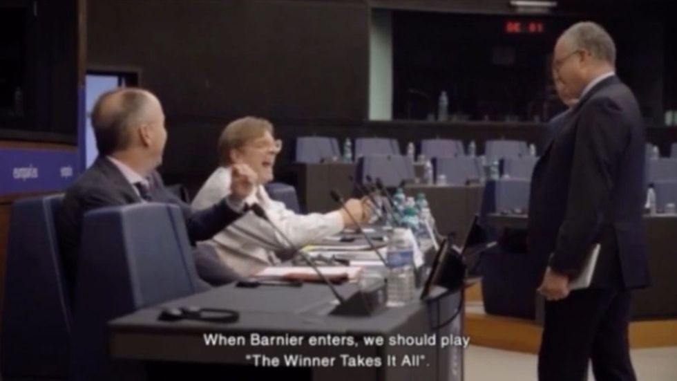 'We should play The Winner Takes it All' EU officials laugh at Theresa May's dance moves in new Brexit documentary