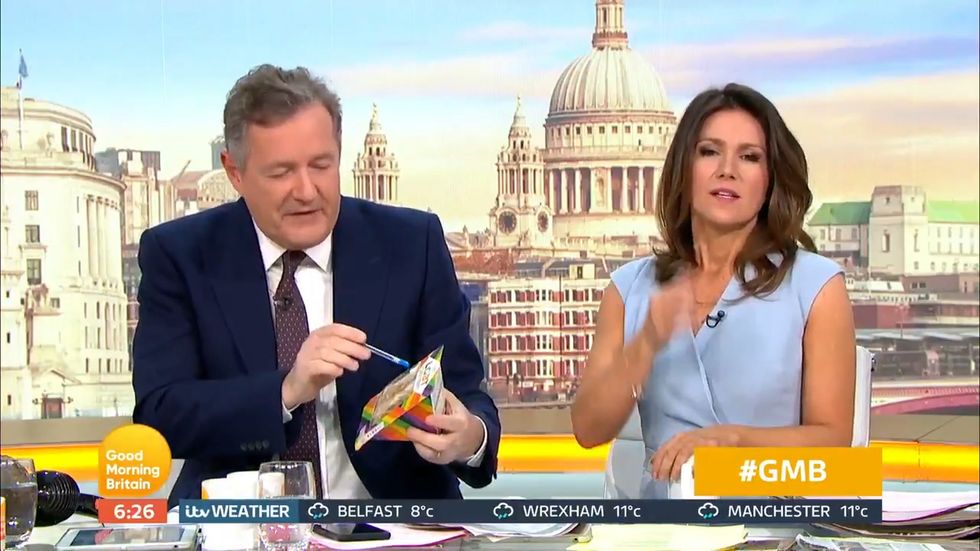 Piers Morgan goes on rant about the LGBT sandwich