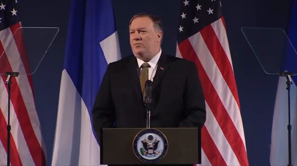 Mike Pompeo praises climate change for opening up Arctic trade routes