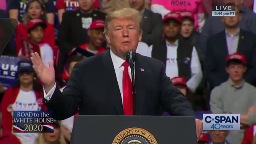 Donald Trump calls the FBI scum at rally in Wisconsin