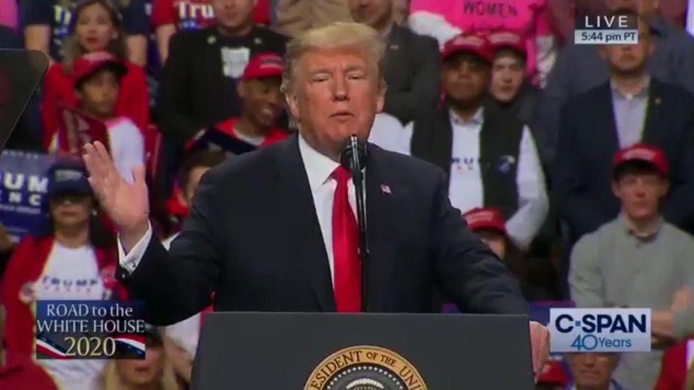 Donald Trump calls the FBI scum at rally in Wisconsin