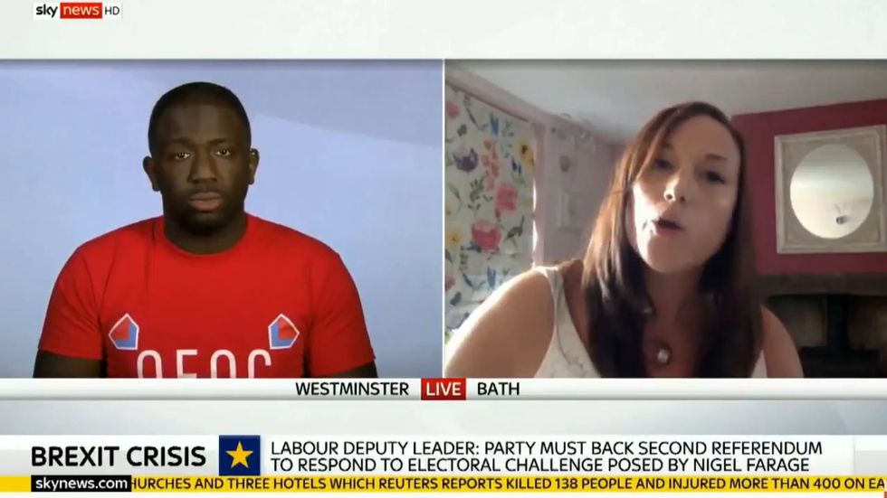 Femi Oluwole calls out Nigel Farage's former adviser Trixie Sanderson for 'fake news'