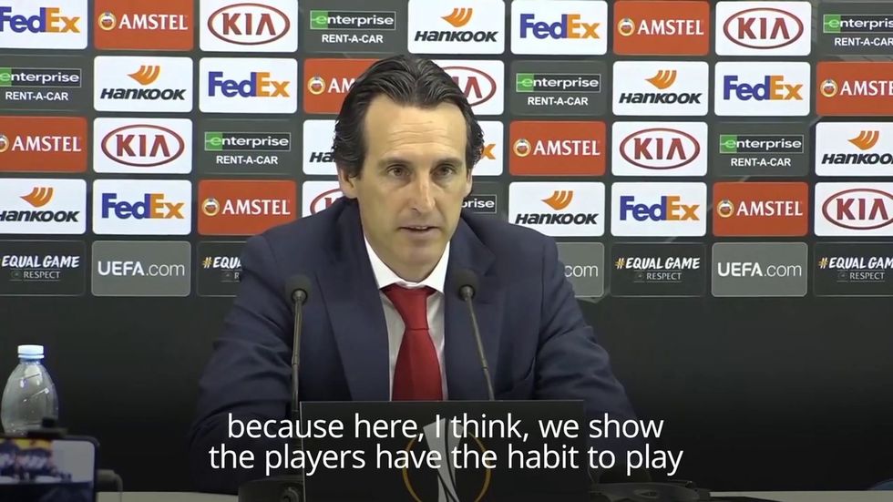 Europa League: Unai Emery 'proud' of Arsenal players after win against Napoli