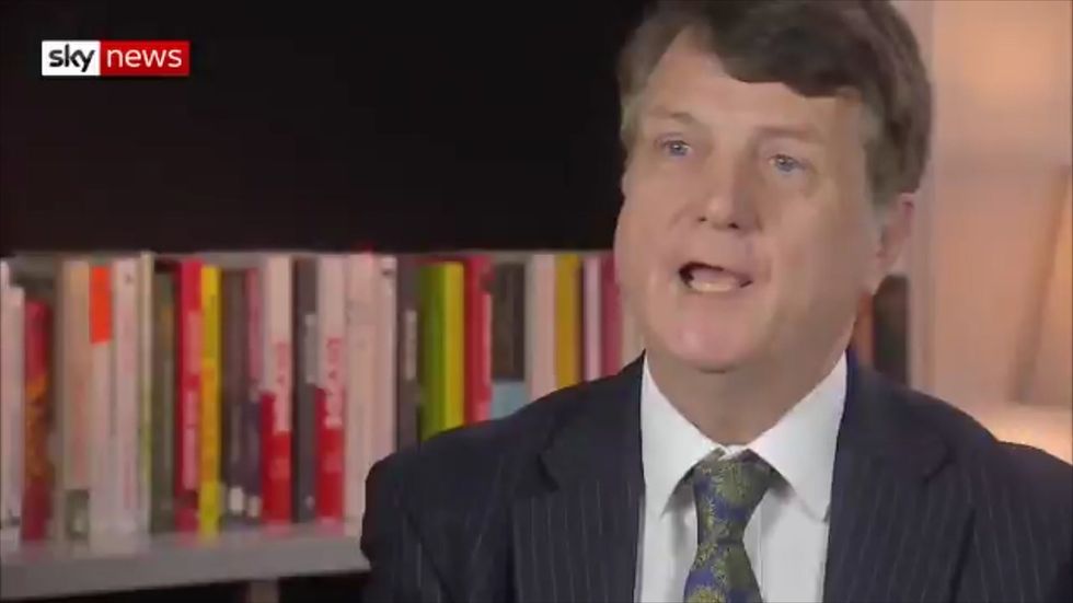 Ukip leader Gerard Batten storms out of Sky News interview when being questioned on party candidate's rape tweet