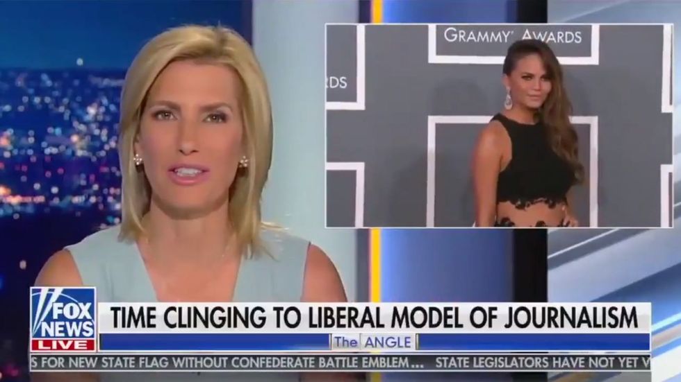 Fox News host Laura Ingraham mocks Chrissy Teigen’s inclusion on the Times 'Top 100' list