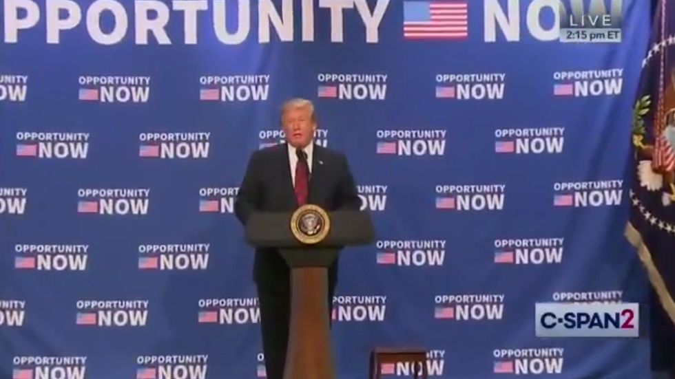 Trump claims that the US economy wasn't the biggest in the world when he became president