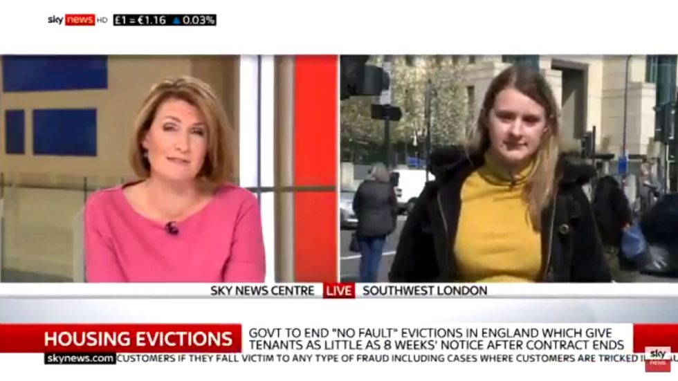 Sky News anchor and landlord decides to turn interview into rant about renters and people arent happy