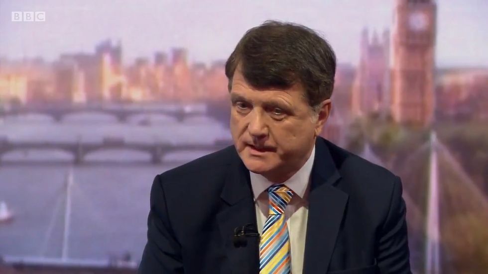 UKIP leader Gerard Batten defends prospective MEP's rape tweet as 'satire'