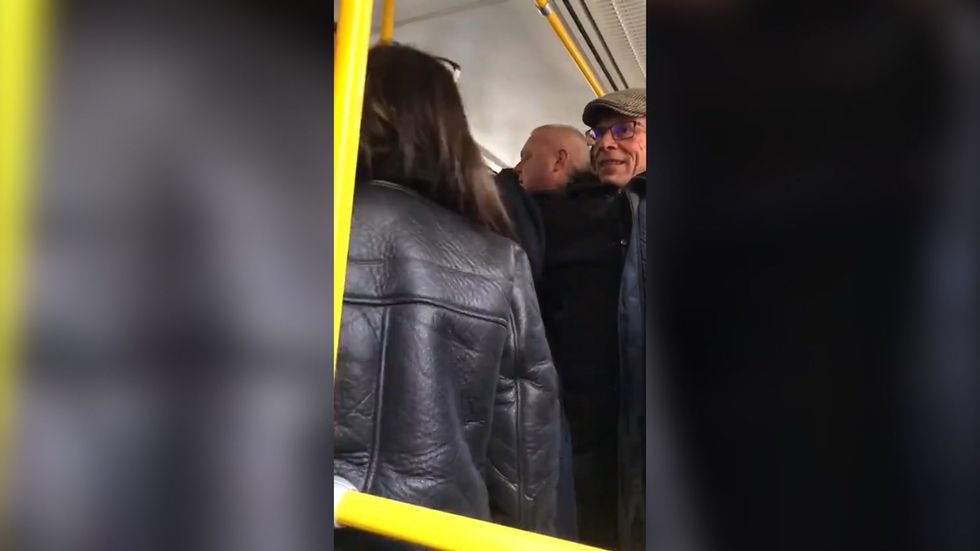 West Ham football fans chant antisemitic song on Manchester tram