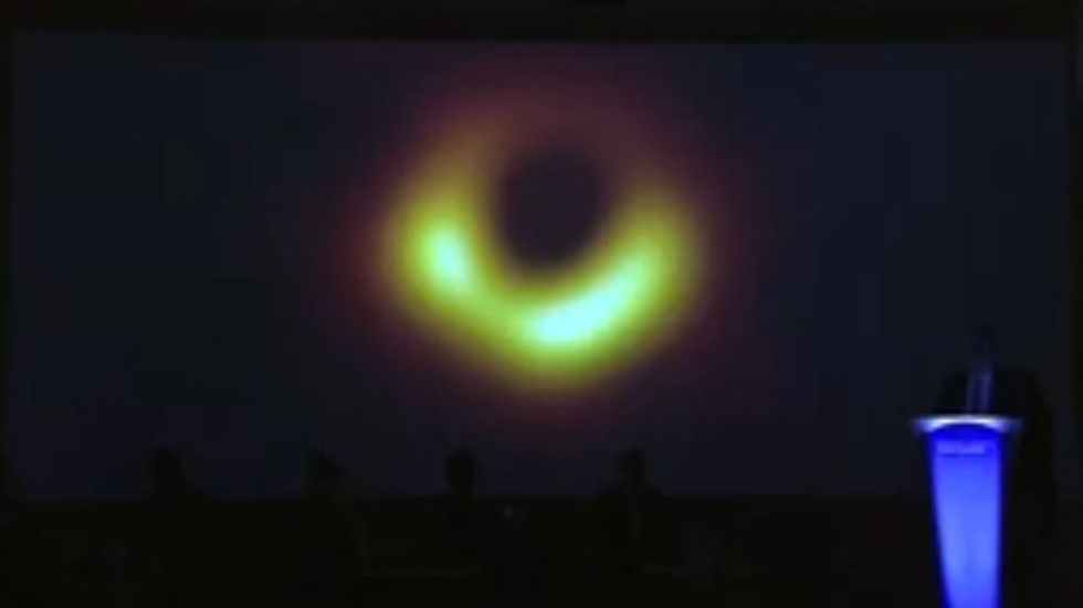 Scientists unveil first ever picture of black hole