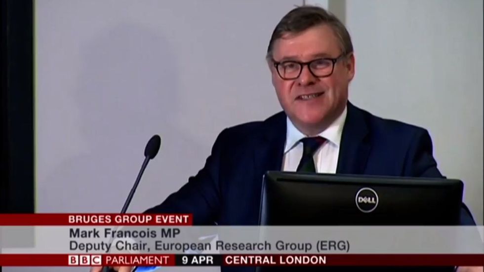 Mark Francois threatens the EU will be facing 'Perfidious Albion on speed'