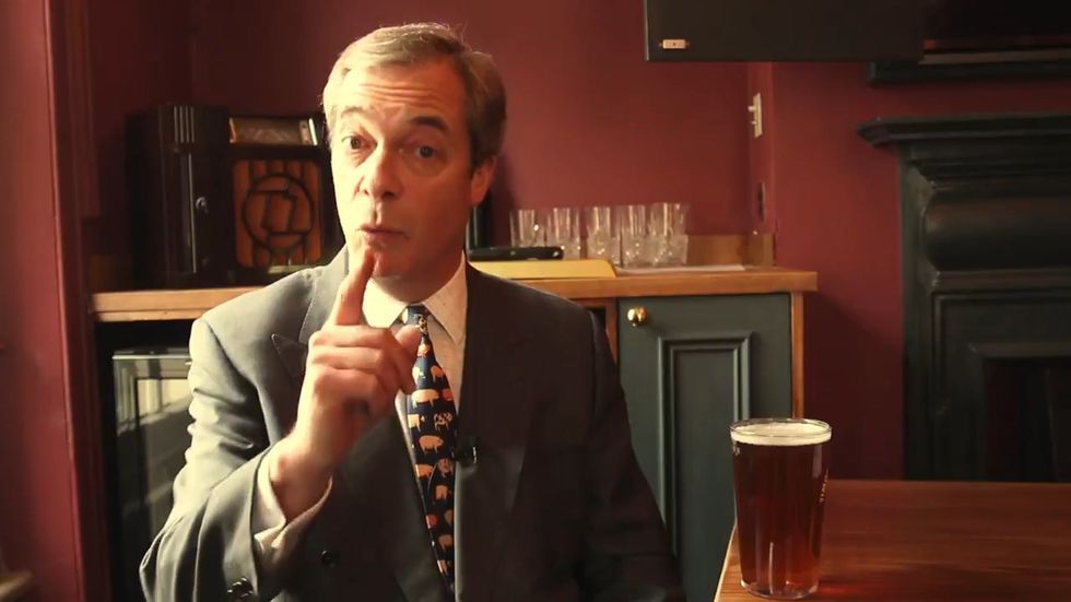 Nigel Farage responds to Theresa May  'we'll teach them a lesson'