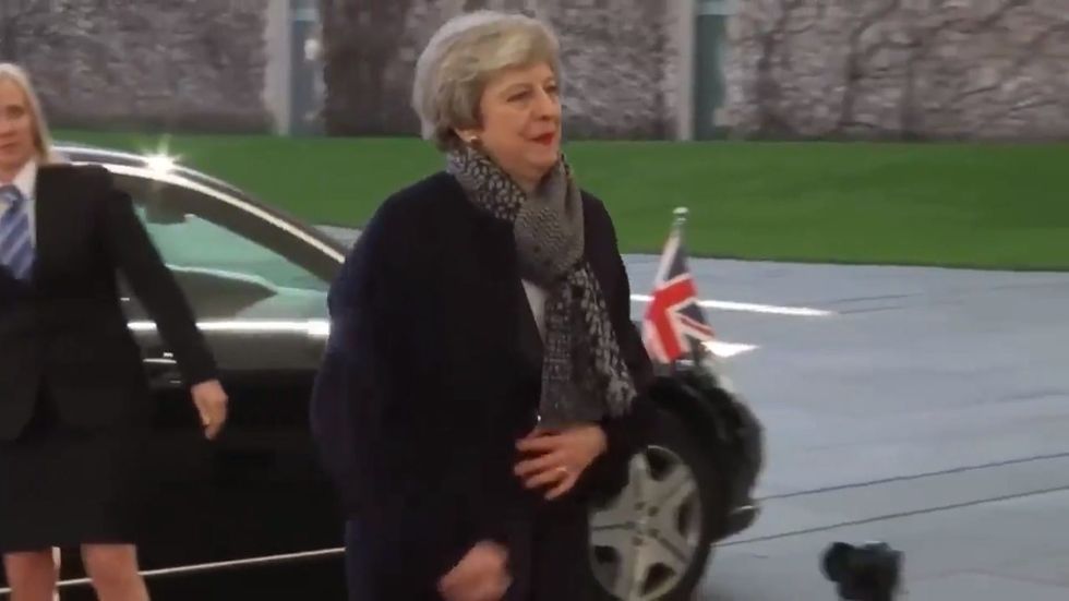 Brexit: Theresa May arrives in Berlin for talks with Merkel – but no one is there to greet her