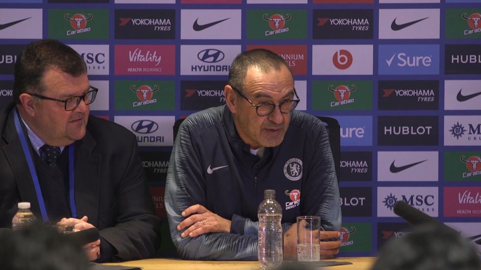 Sarri on Callum Hudson-Odoi's first Premier League start