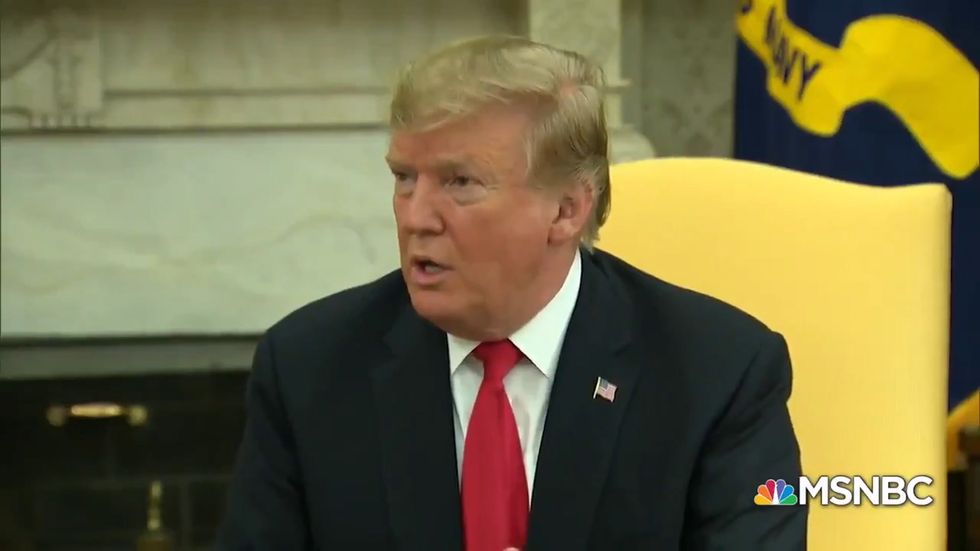 Donald Trump repeatedly says 'oranges' instead of 'origins'