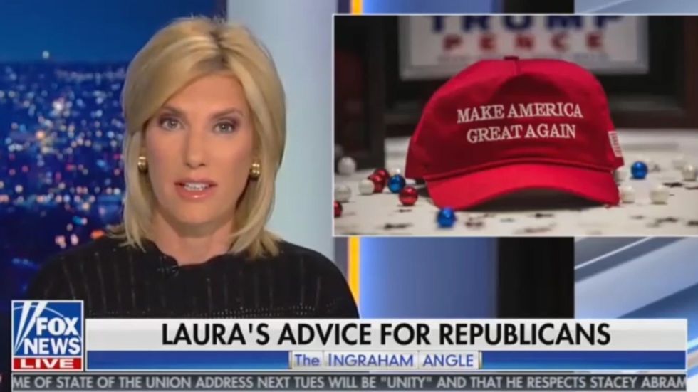 Laura Ingraham: while wearing your red caps 'be sure to show everyone what true tolerance, kindness and inclusiveness looks like'