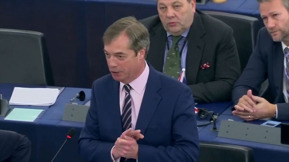 Nigel Farage likens Brexit deal to Treaty of Versailles that drove Hitler’s rise to power