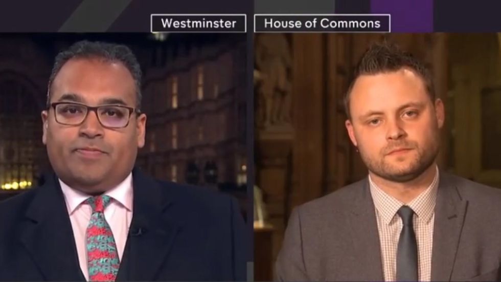 Krishnan Guru-Murthy roasts Ben Bradley with interview intro