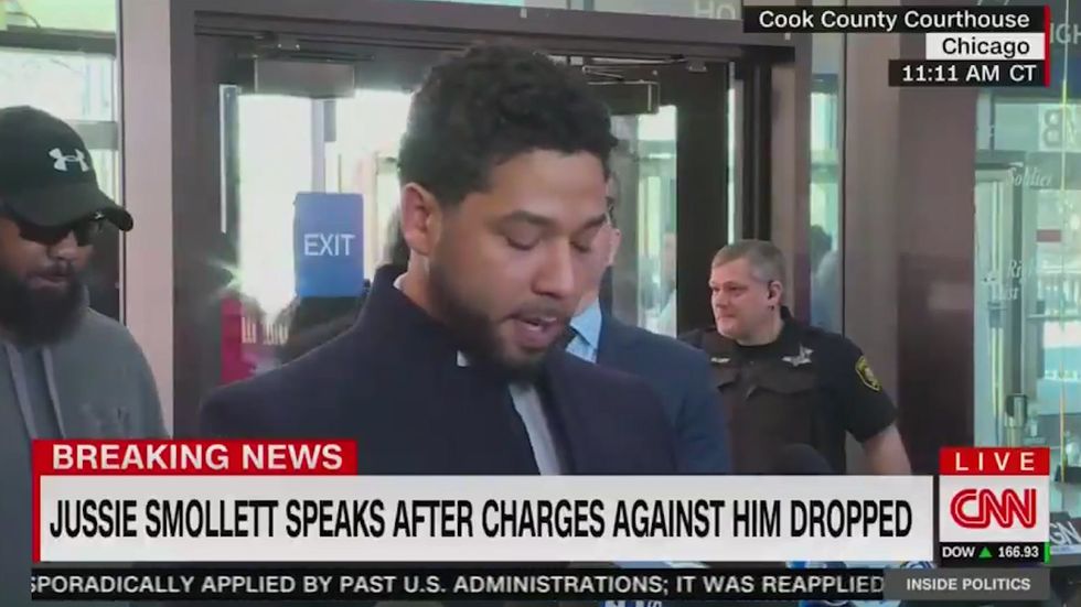 Jussie Smollett made a surprise visit to the Criminal Court building in Chicago