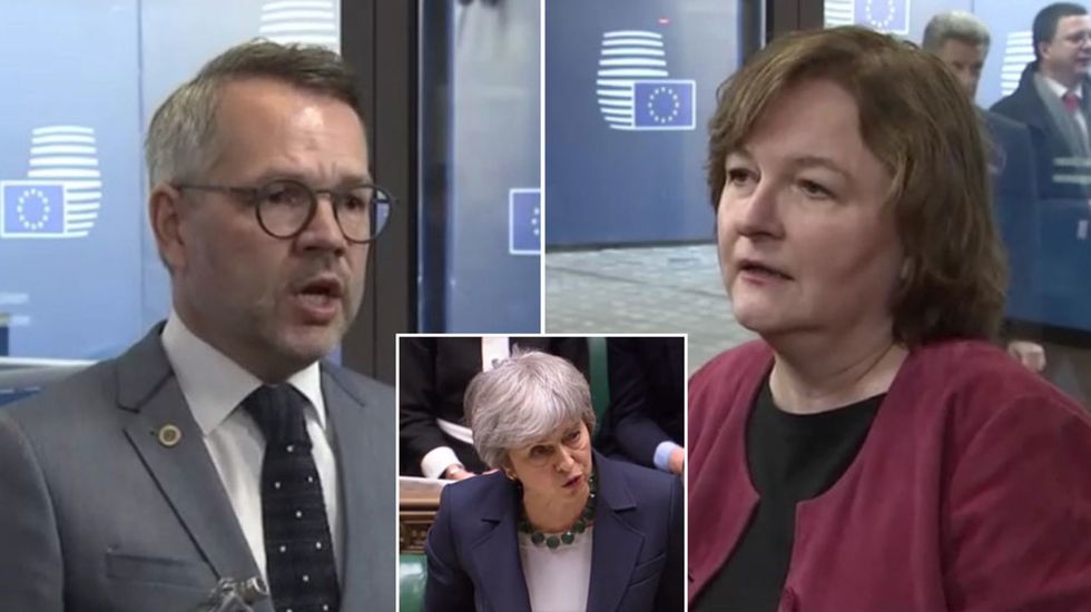 Brexit delay will not be approved unless Theresa May gives 'clear and precise' reason, France and Germany warn