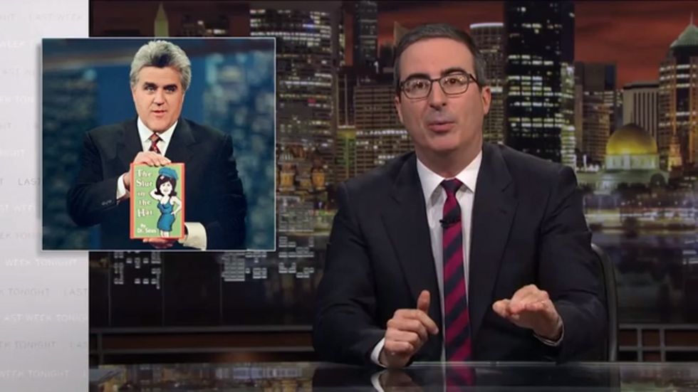 John Oliver tells Jay Leno to 'go f**k himself' in row over late night 'civility' comments