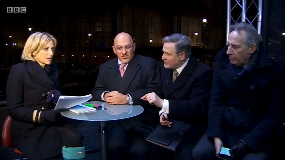 Emily Maitlis gives Labour's Barry Gardiner the side-eye during Newsnight