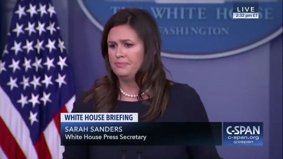 Sarah Sanders admits that Donald Trump has denounced Steve King to her in private